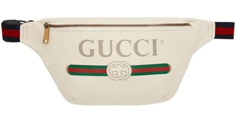 gucci fanny pack white|Gucci fanny pack ioffer.